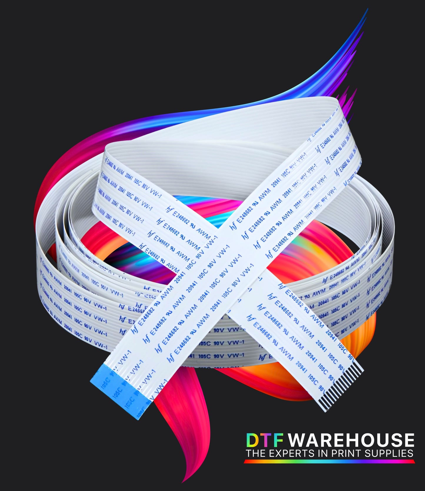 i3200 Ribbon Cables long 40cm Set of 2