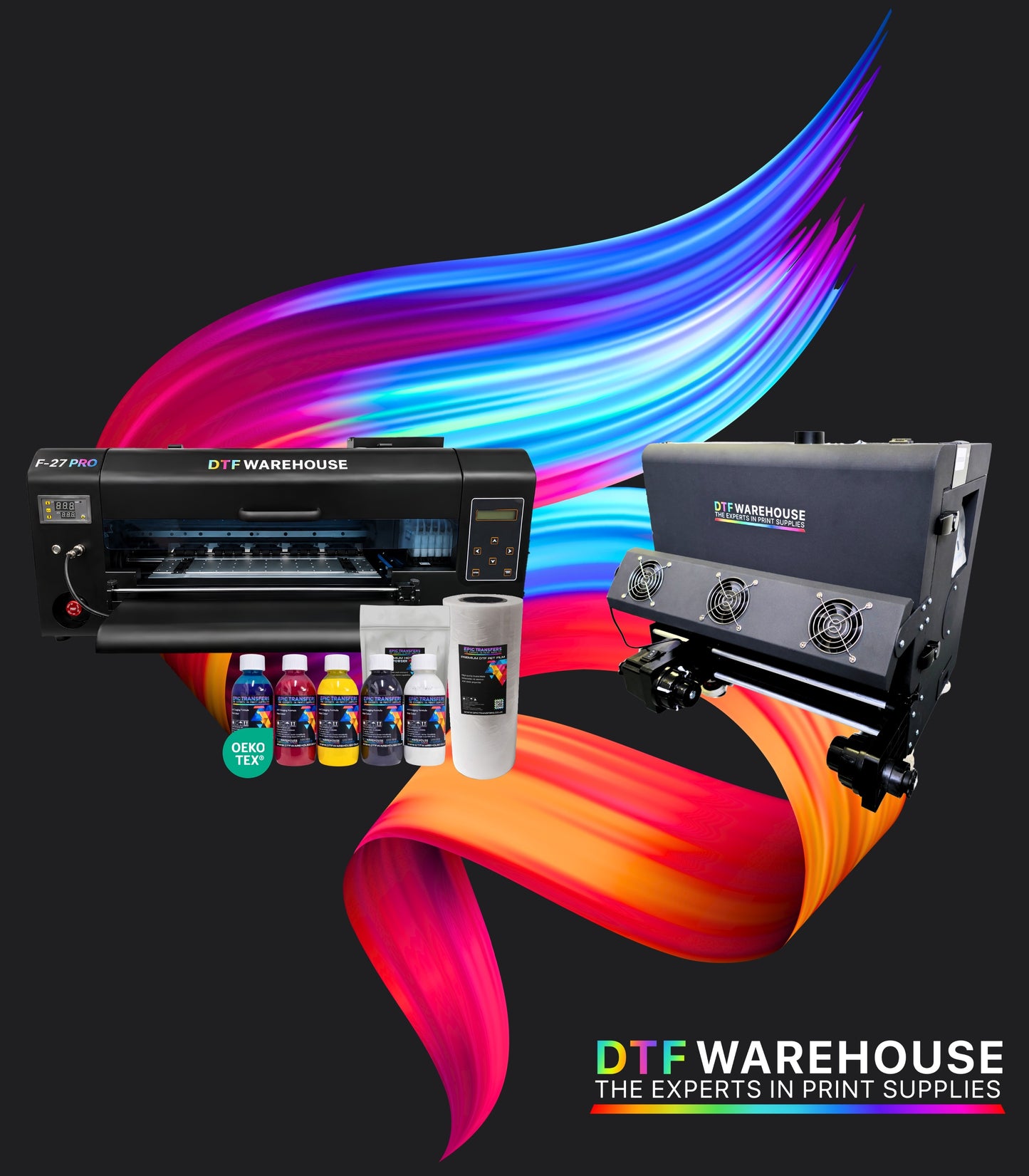 DTF Warehouse F-27 Pro Dual Head 33cm Printer