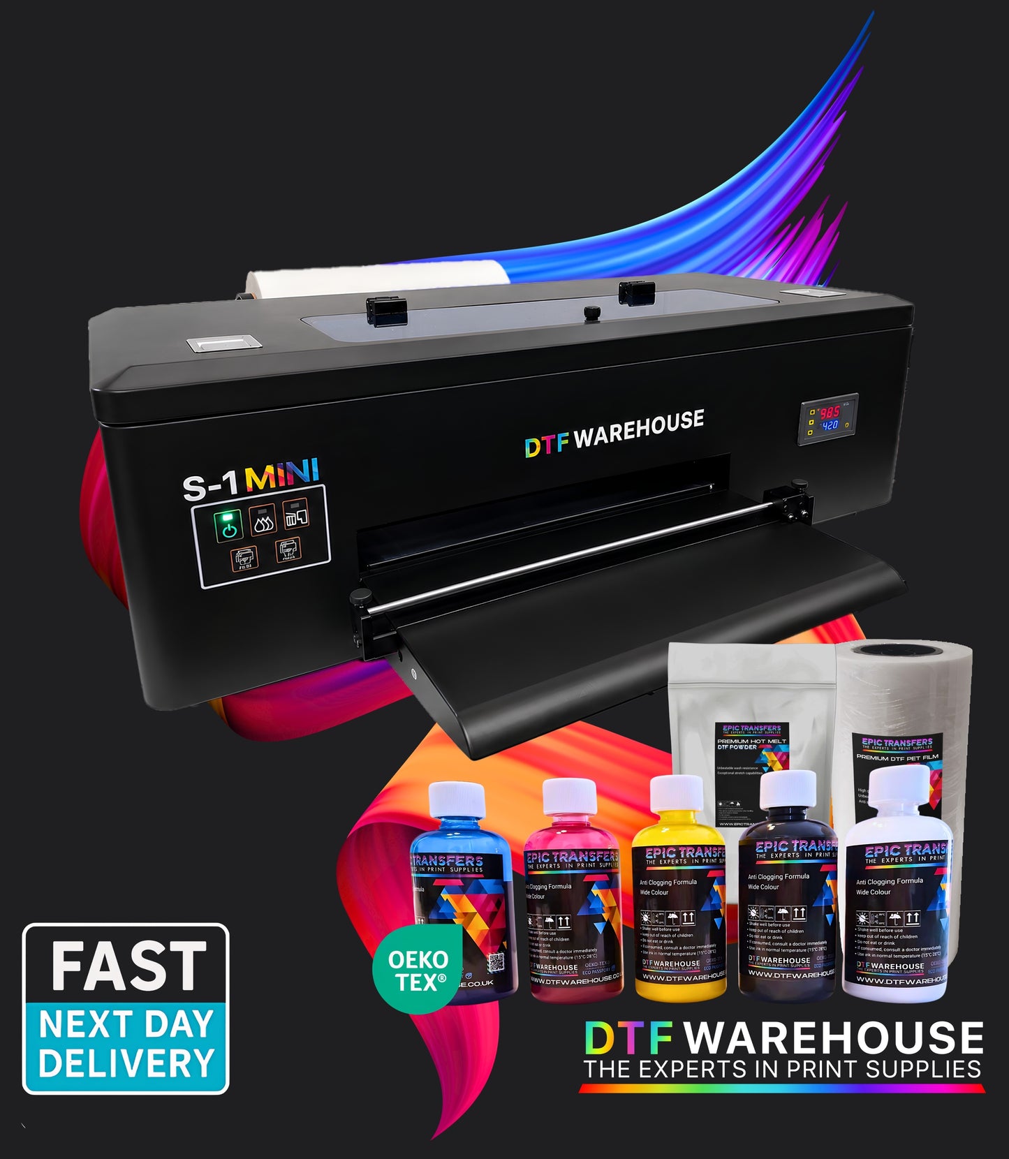 DTF Warehouse S-1 MINI A3 Desktop DTF Printer