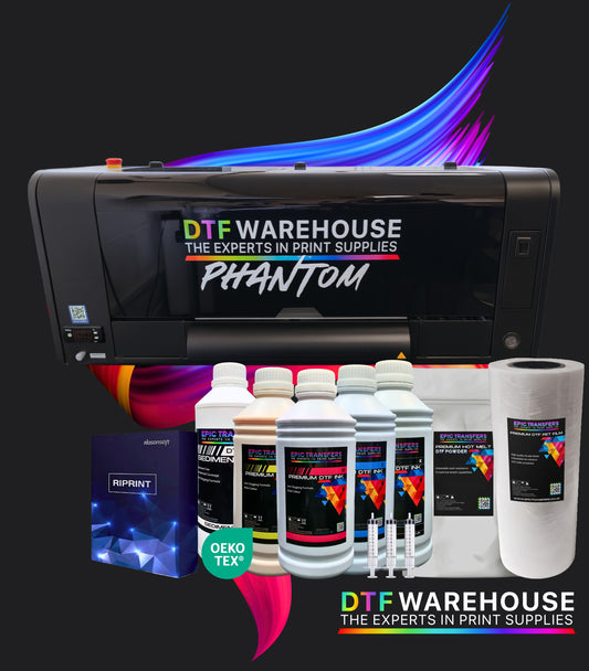 PHANTOM DTF Warehouse's Duel Head 30cm Printer