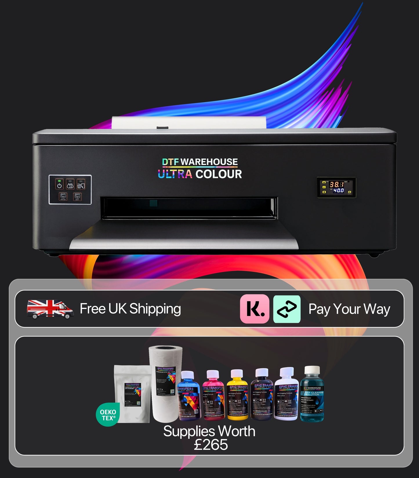 DTF Warehouse Ultracolour Cyber Edition DTF Printer