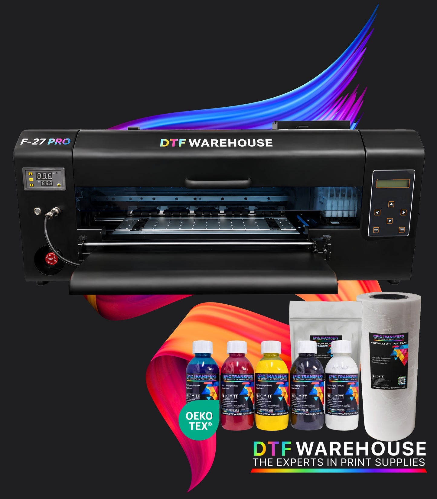 DTF Warehouse F-27 Pro Dual Head 33cm Printer