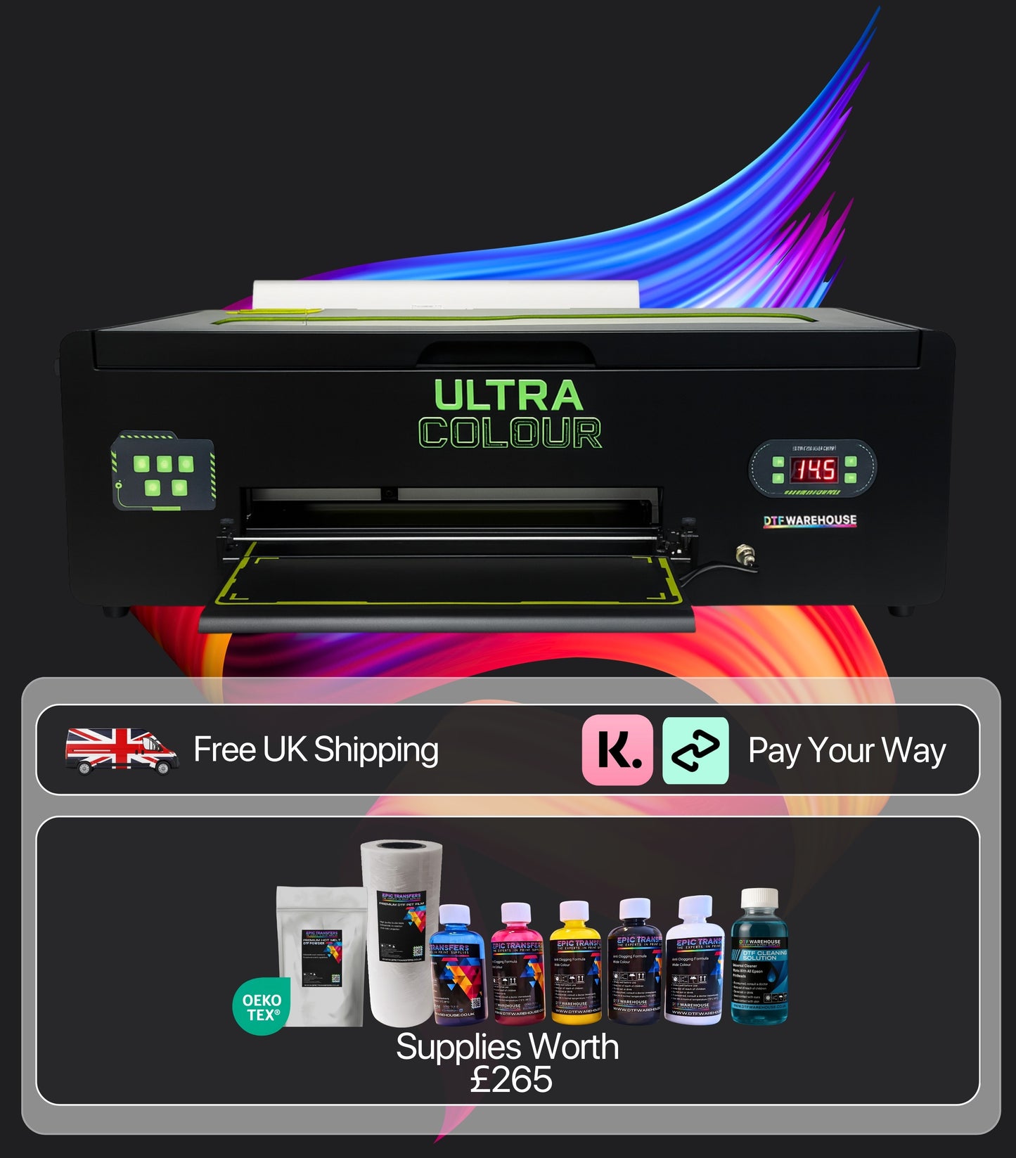 DTF Warehouse Ultracolour Cyber Edition DTF Printer