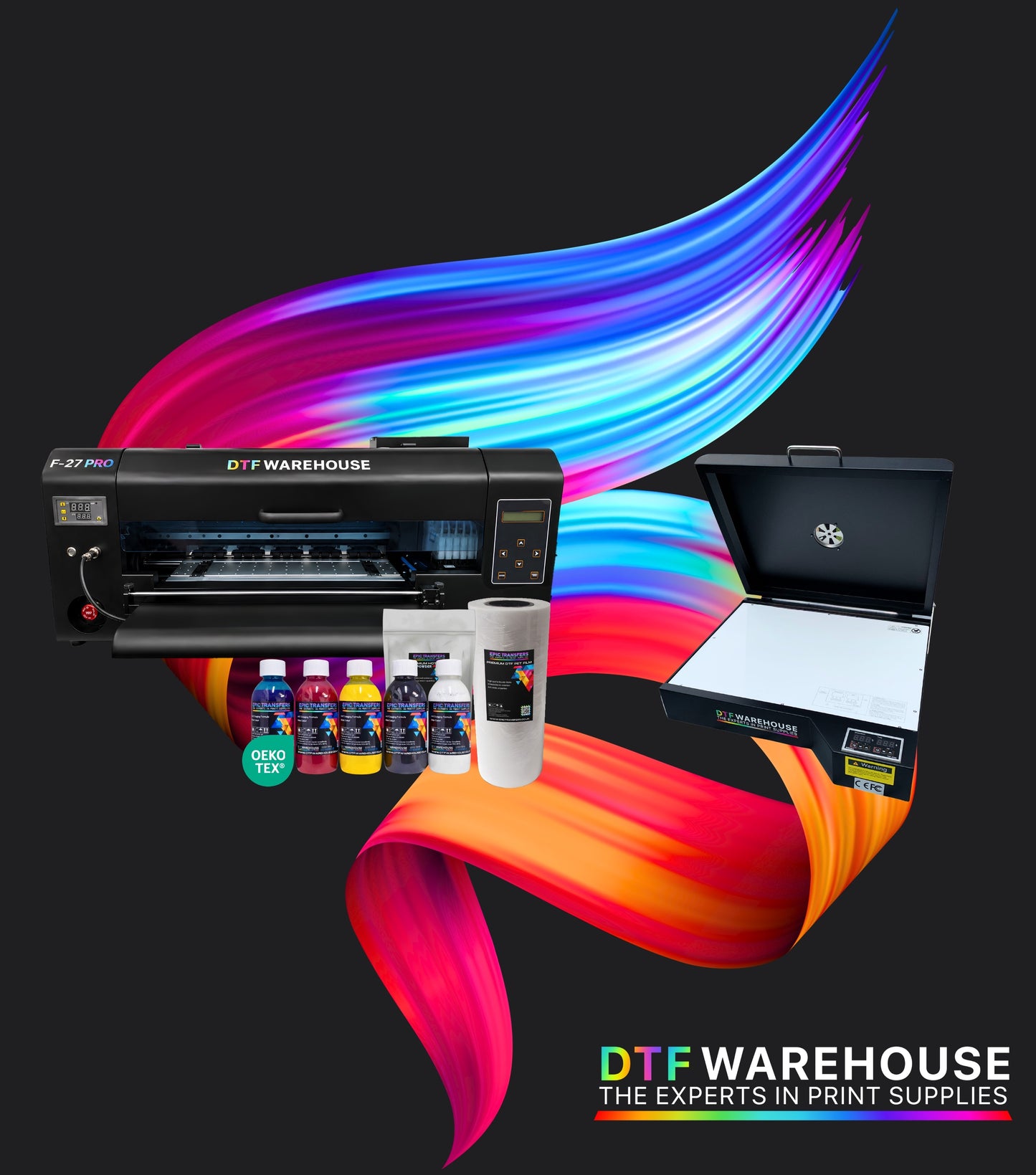 DTF Warehouse F-27 Pro Dual Head 33cm Printer