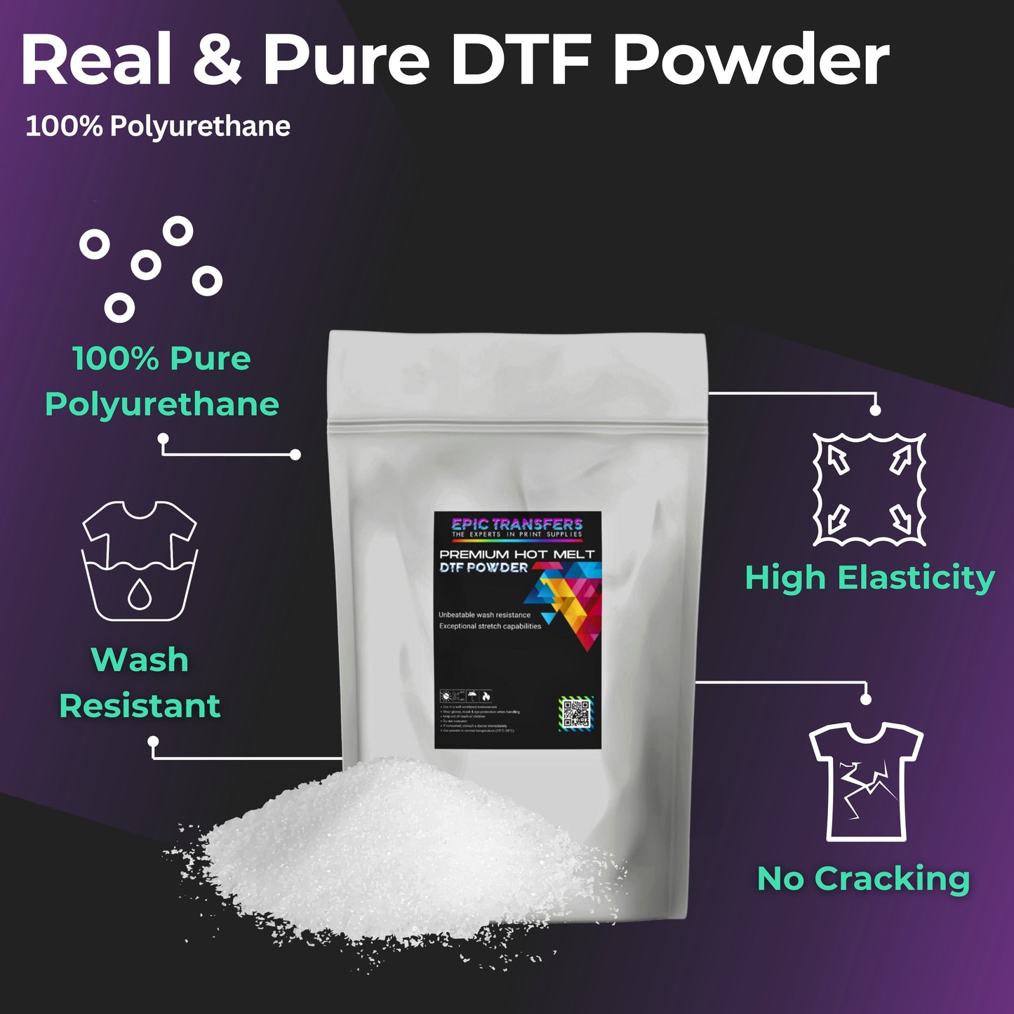 DTF Warehouse's Premium DTF Powder